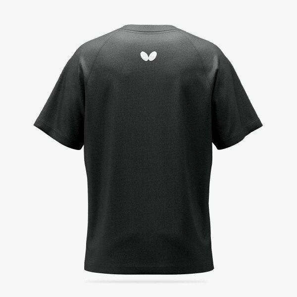 Butterfly Maltil T-Shirt - Black-Green - Back